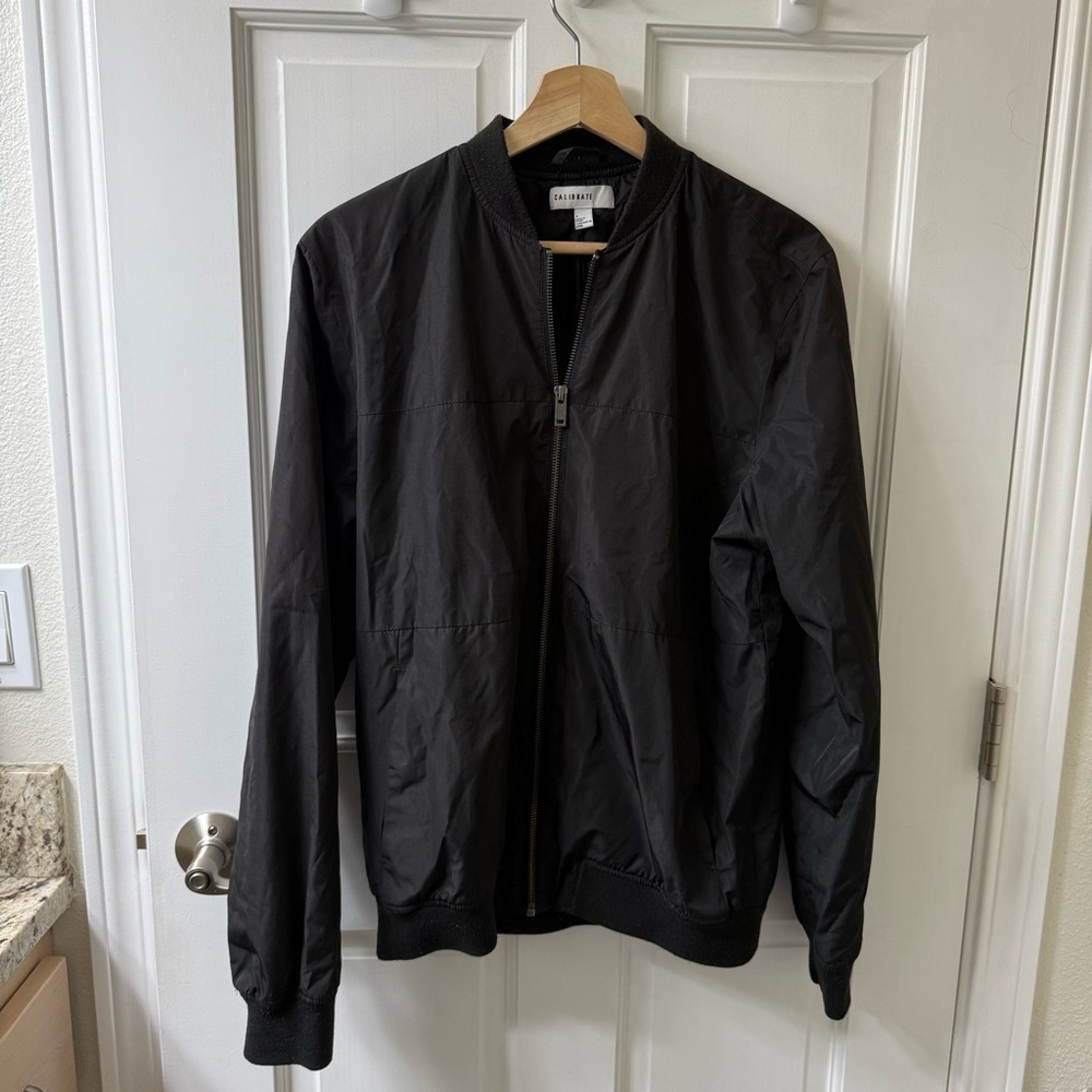 Men’s Black Bomber Jacket